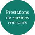 Prestations de services et concours d'entrée